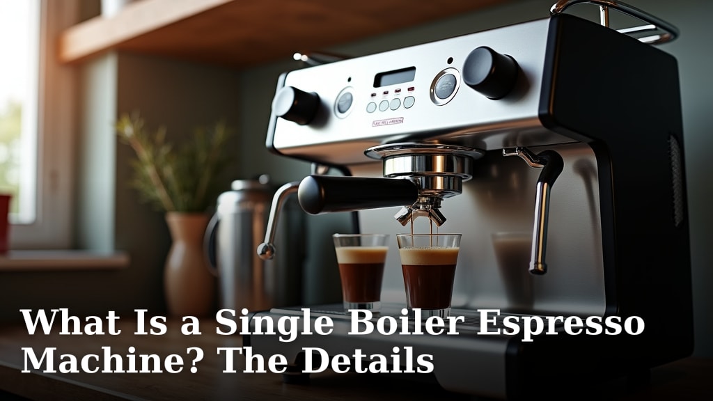 What Is a Single Boiler Espresso Machine? The Details