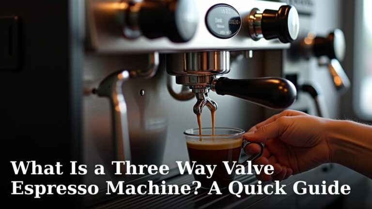 What Is a Three Way Valve Espresso Machine? A Quick Guide
