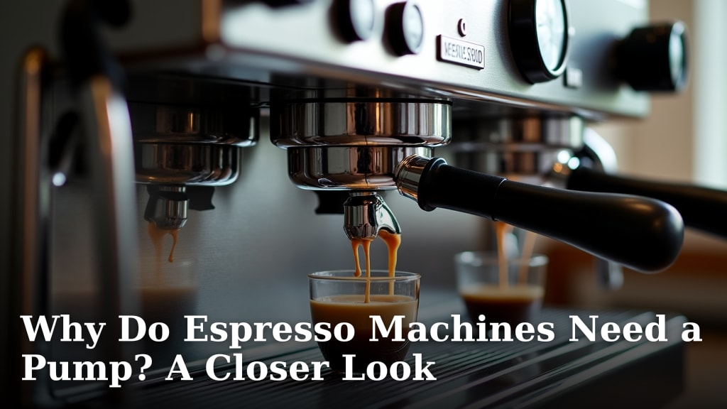 Why Do Espresso Machines Need a Pump? A Closer Look