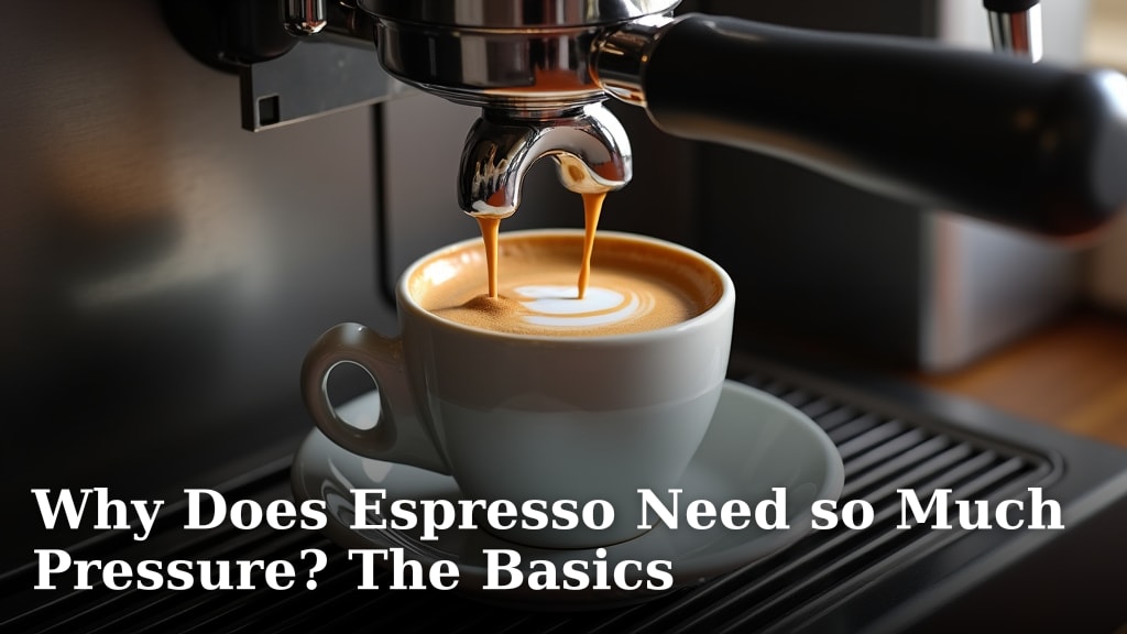 Why Does Espresso Need so Much Pressure? The Basics